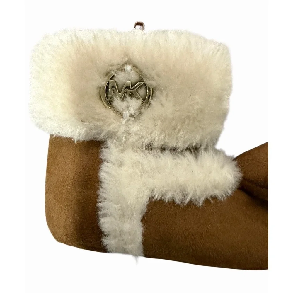 Michael Kors Baby Girl Grace Faux Fur‎ Booties Size 1
